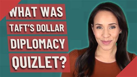 , Discuss how the U. . Dollar diplomacy quizlet